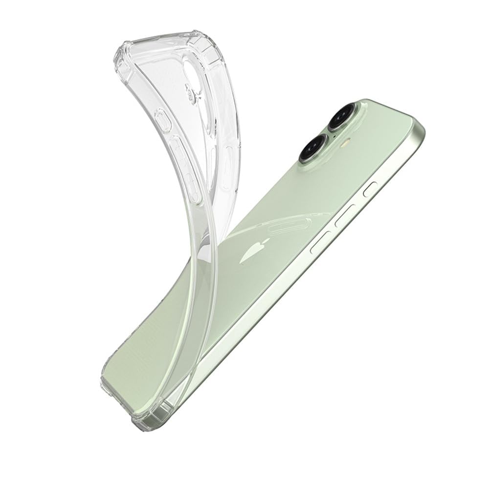 Apple IPhone 16 Back Cover Transparent Soft Silicone Crystal Clear Case For Apple Mobiles