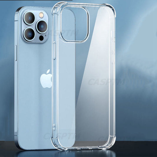 Apple IPhone 14 Pro Back Cover Transparent Soft Silicone Crystal Clear Case For Apple Mobiles