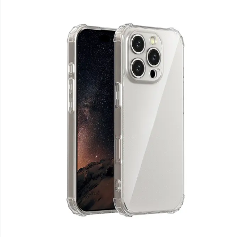 Apple IPhone 16 Pro Back Cover Transparent Soft Silicone Crystal Clear Case For Apple Mobiles