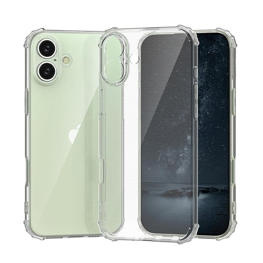 Apple IPhone 16 Back Cover Transparent Soft Silicone Crystal Clear Case For Apple Mobiles